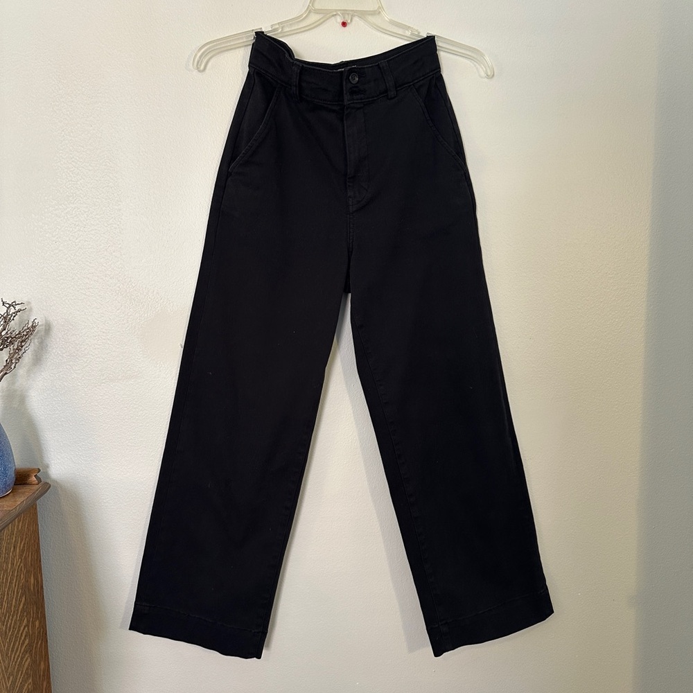 Everlane Women’s Organic Utility Wide-Leg Pant size 2